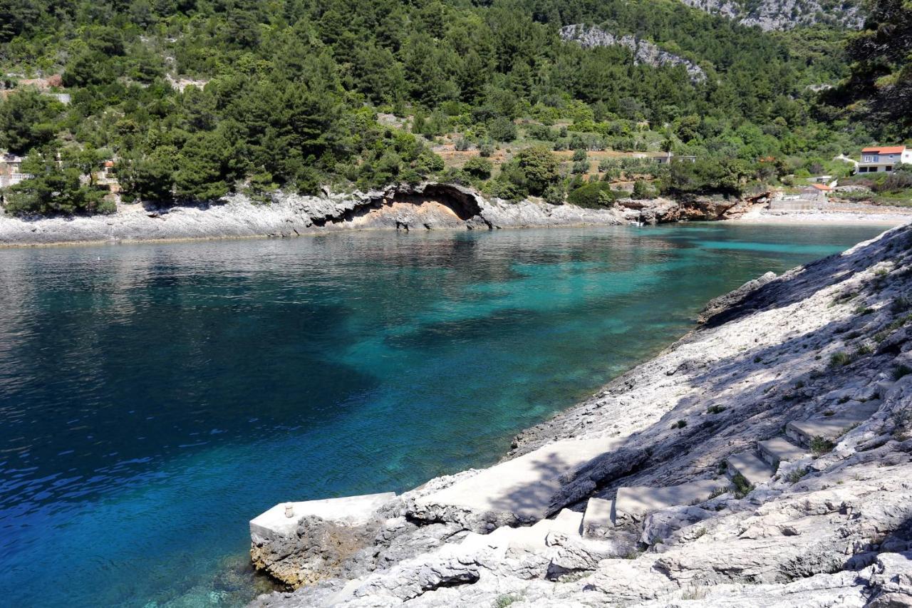 Secluded Fisherman'S Cottage Cove Bacva, Korcula - 9475 Pupnat Esterno foto