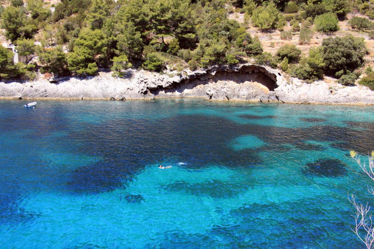 Secluded Fisherman'S Cottage Cove Bacva, Korcula - 9475 Pupnat Esterno foto