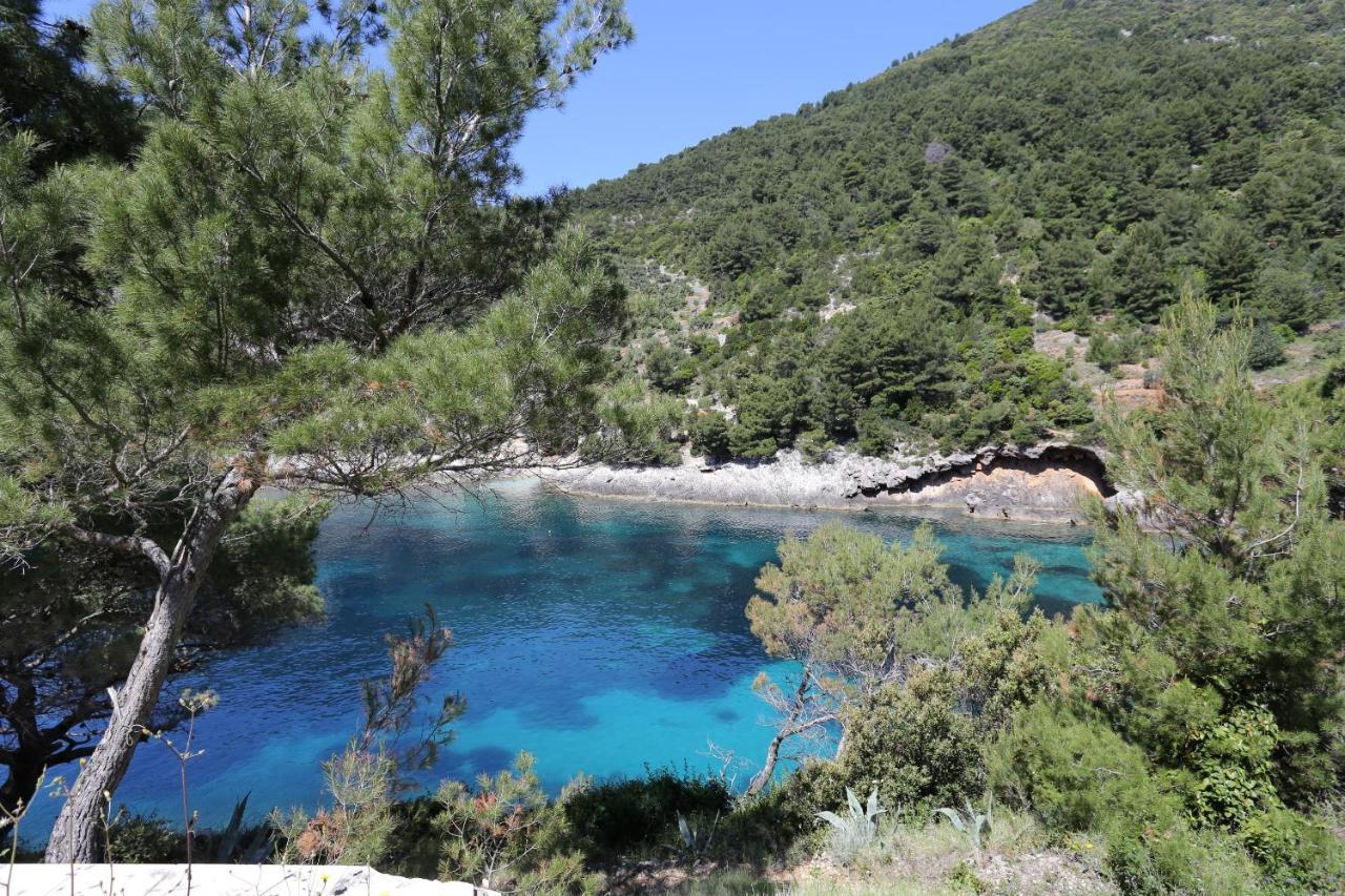 Secluded Fisherman'S Cottage Cove Bacva, Korcula - 9475 Pupnat Esterno foto